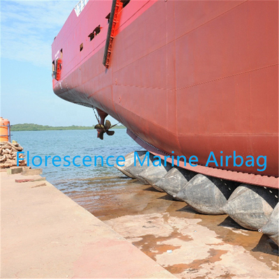 Airbag de lancement de bateau d'airbag de Marine Inflatable Barge Launching Rubber