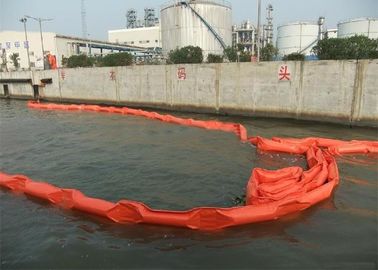 Taille solide orange de boom de retenue d'huile de flotteur déploiement rapide de 600 à de 1500mm