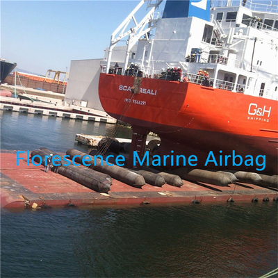 Marine Rubber Airbags de flottement 008mpa pour l'atterrissage de lancement de bateau