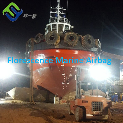 Couches gonflables de lancement d'airbags en caoutchouc de Marine High Air Tightness Ship 9